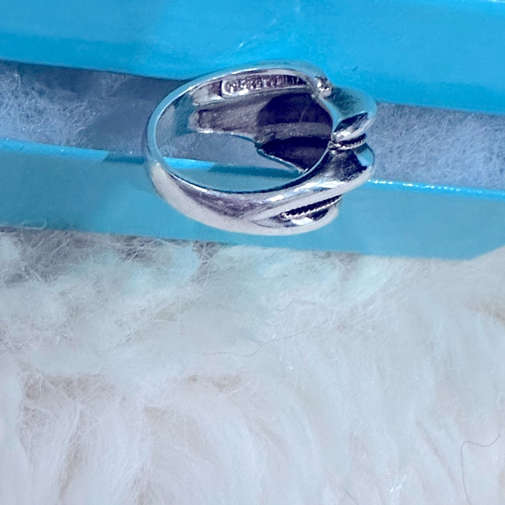 Tiffany and co. Shrimp dome ring silver&gold 6 - Picture 4 of 5